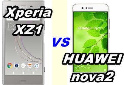 xperia xz1 vs huawei nova2