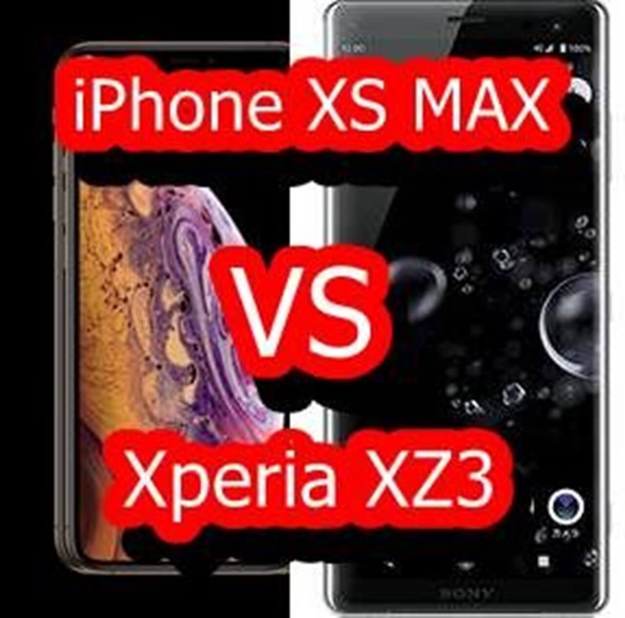 iPhone XSとXperia XZ3